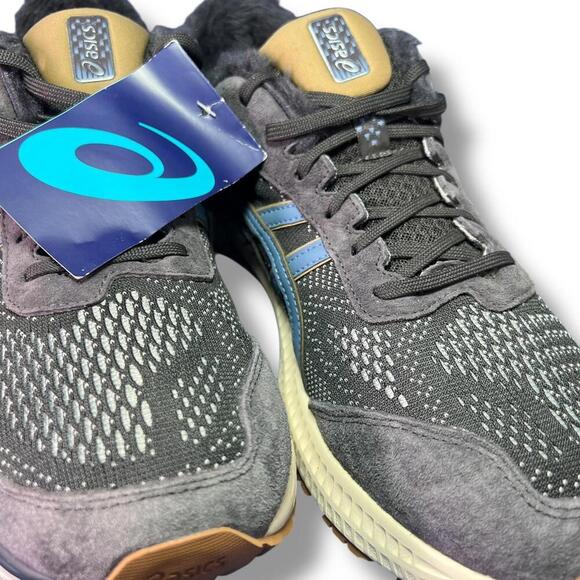 ASICS Gel-Kayano 28 Lite-Show Men’s 11.5 US Black Blue Gray Fur Lining Running - Picture 11 of 11